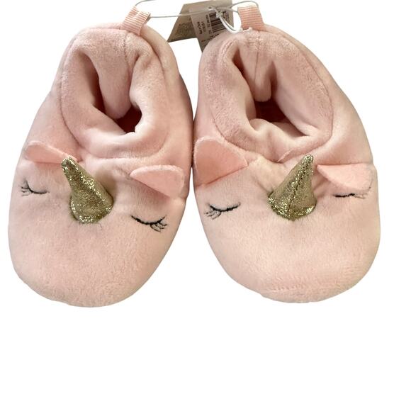 Old Navy Unisex Pale Pink Fleece Bootie Baby 12-18 Months - Picture 1 of 4